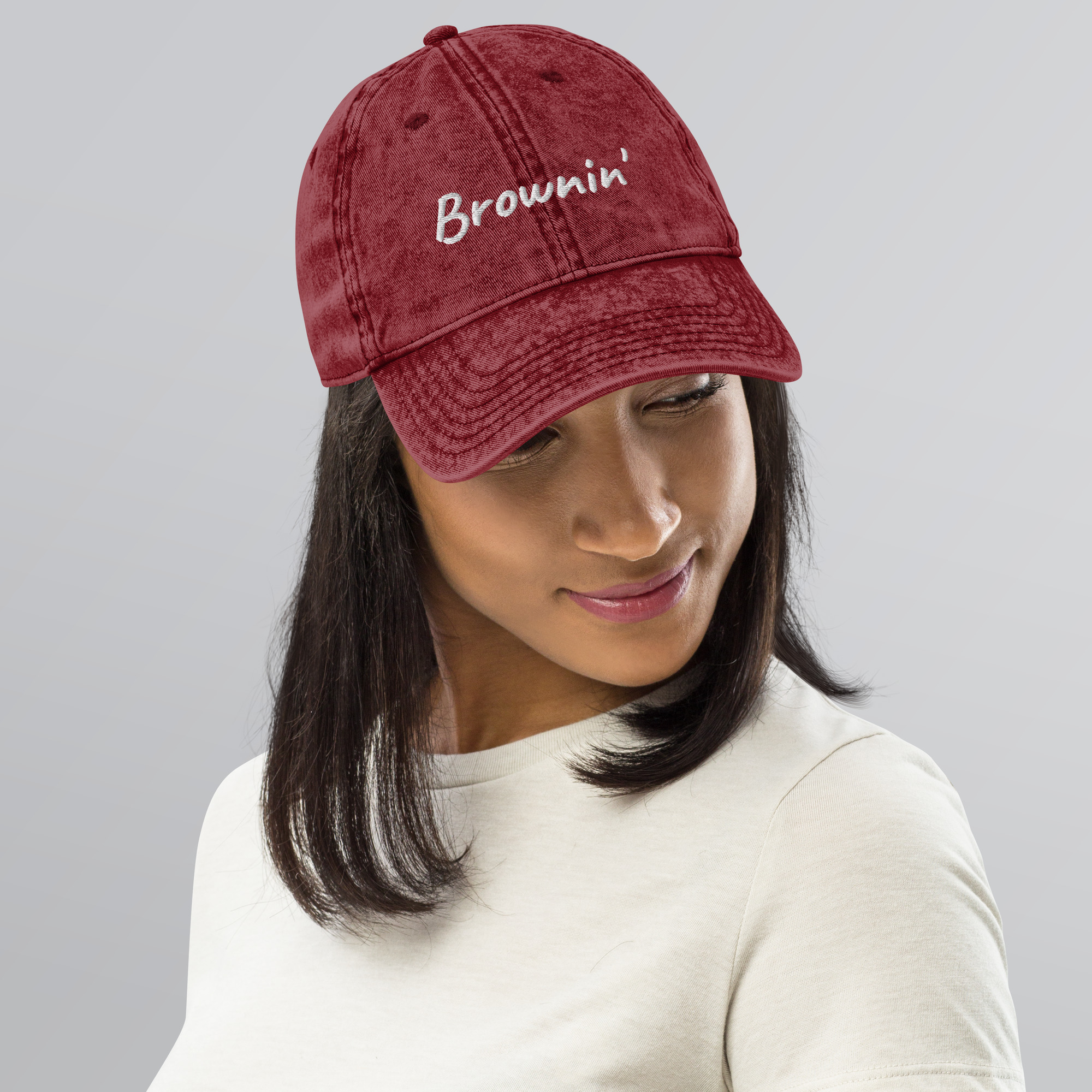 Brownin Vintage Cotton Twill Cap - Image 3