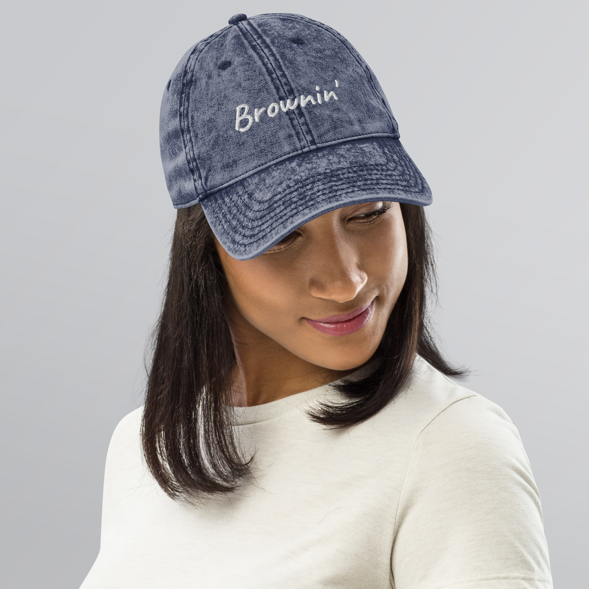 Brownin Vintage Cotton Twill Cap - Image 2